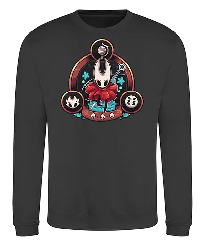 Hornet Triad - games, indie games, hornet, silksong, Bug Knight, silk song, hollow, metroidvania - Sweatshirt
