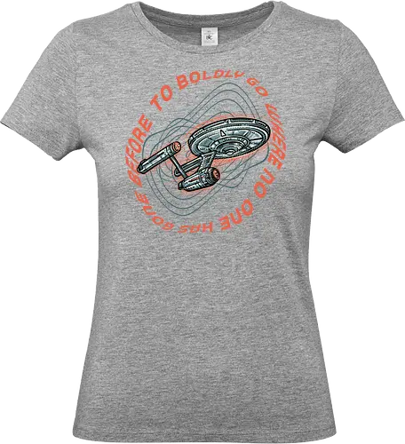 Travel to Space - Movie, film, galaxy, action, sci-fi, science fiction, scifi - Standard T-Shirt (Frauen)