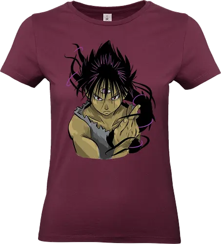 Hiei color - hiei, kurama, jusuke, anime, manga, yu yu hakusho - Standard T-Shirt (Frauen)