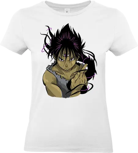 Hiei color - hiei, kurama, jusuke, anime, manga, yu yu hakusho - Standard T-Shirt (Frauen)