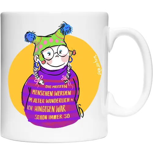 Die meisten Menschen werden im Alter wunderlich...