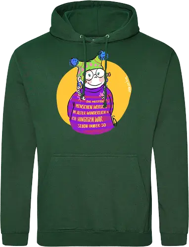 Die meisten Menschen werden im Alter wunderlich...