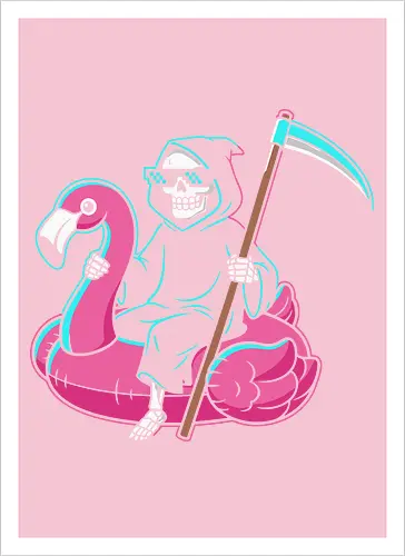 Grim Reaper Summer Vacay