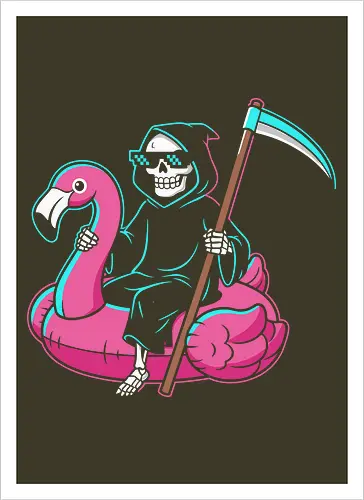 Grim Reaper Summer Vacay