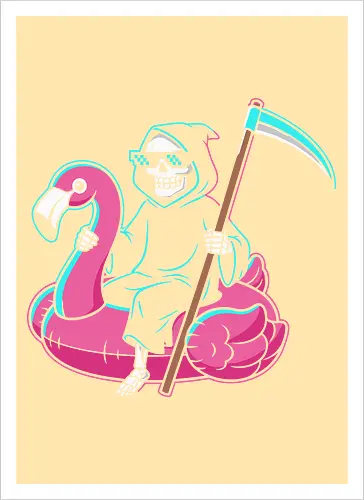Grim Reaper Summer Vacay
