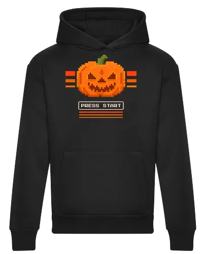 Pixel Pumpkin Press Start Retro Halloween