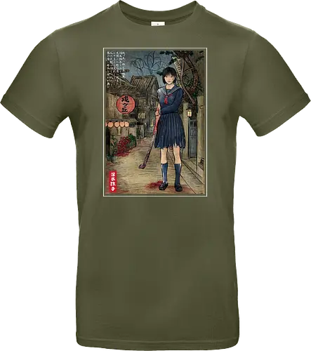 Hinako in Japan woodblock