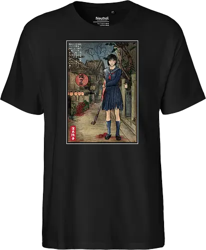 Hinako in Japan woodblock
