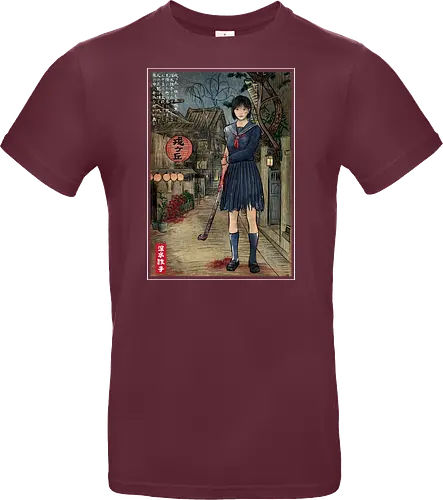 Hinako in Japan woodblock