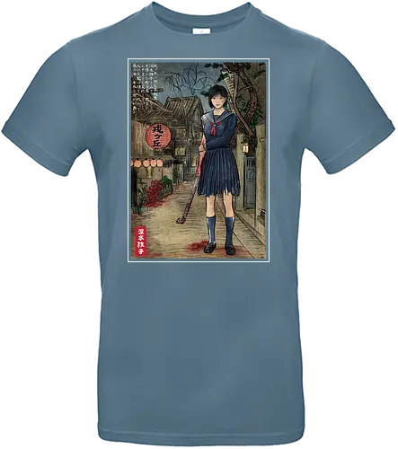 Hinako in Japan woodblock - Standard T-Shirt