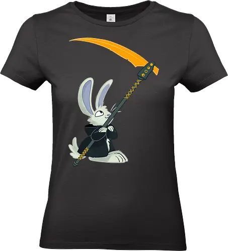 Reaper Bunny (ohne Background) - Comic, Hase, Bunny, Reaper, Tod, sense, scythe - Standard T-Shirt (Frauen)