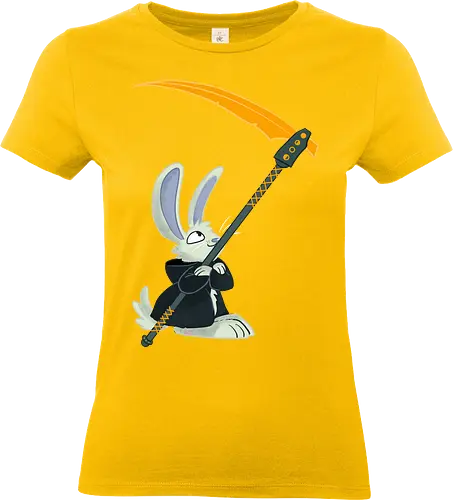 Reaper Bunny (ohne Background) - Comic, Hase, Bunny, Reaper, Tod, sense, scythe - Standard T-Shirt (Frauen)