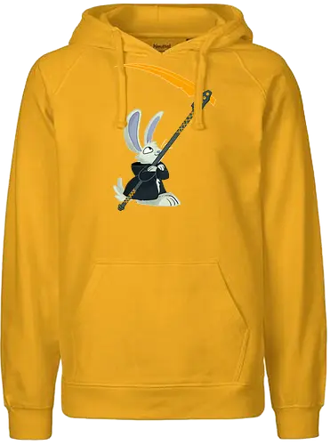Reaper Bunny (ohne Background) - Comic, Hase, Bunny, Reaper, Tod, sense, scythe - Fairtrade Hoodie