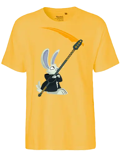 Reaper Bunny (ohne Background) - Comic, Hase, Bunny, Reaper, Tod, sense, scythe - Fairtrade T-Shirt