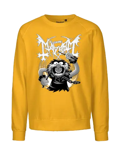 Animal Mayhem - Animal, puppet, Drummer, Mayhem, black metal, band - Fairtrade Sweatshirt