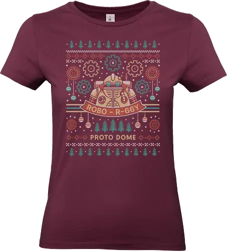 Proto Dome Robo Ugly Sweater - frog, glenn, robo, epoch, wings of time, lucca, fantasy, kingdom of zeal, video game, gaming, gamer, ugly christmas sweater, jrpg, chrono, trigger, cross - Standard T-Shirt (Frauen)