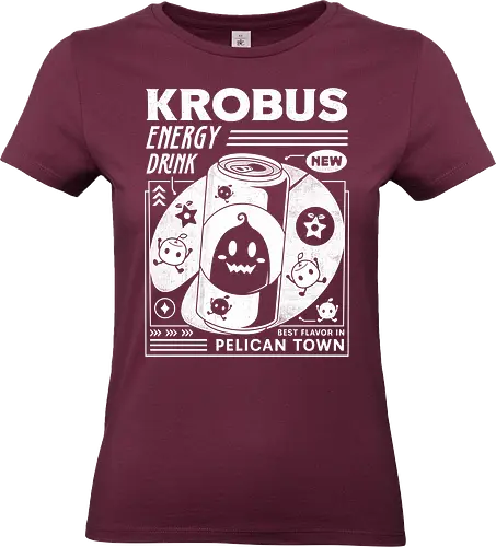 Krobus Energy Drink Grunge - Spirit, junimos, stardew, valley, rpg, game, gaming, gamer, video game, video games, pelican town, farmer, stardrop, krobus, farming game, farming simulator - Standard T-Shirt (Frauen)