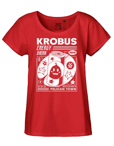 Krobus Energy Drink Grunge - Spirit, junimos, stardew, valley, rpg, game, gaming, gamer, video game, video games, pelican town, farmer, stardrop, krobus, farming game, farming simulator - Fairtrade Girl Shirt
