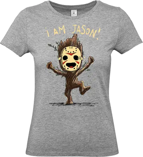 I am jason - friday the 13th, mash up, horror, halloween, spooky season - Standard T-Shirt (Frauen)