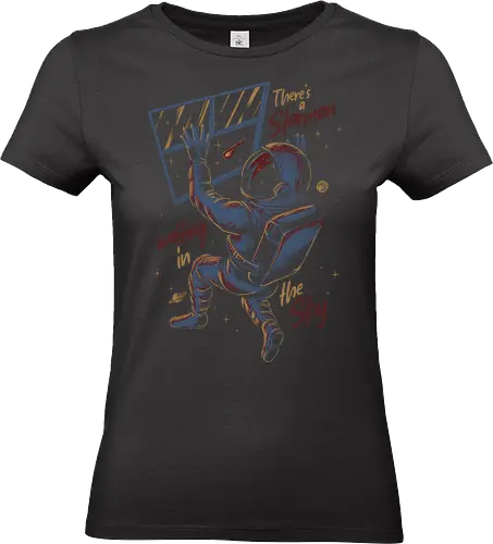 Starman - David Bowie - david bowie, starman, music, rock, 80s, astronaut, space - Standard T-Shirt (Frauen)