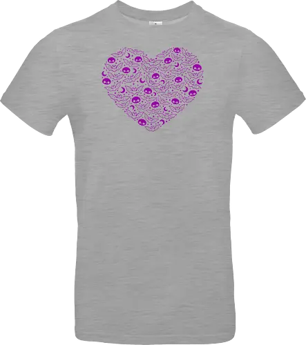 Kawaii Goth Bat Heart