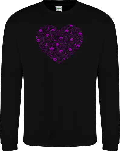 Kawaii Goth Bat Heart