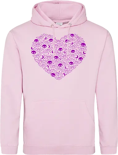 Kawaii Goth Bat Heart