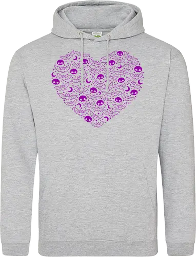 Kawaii Goth Bat Heart