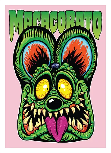 MacacoRato Rat Fink — Radioaktiver Lowbrow-Ratte