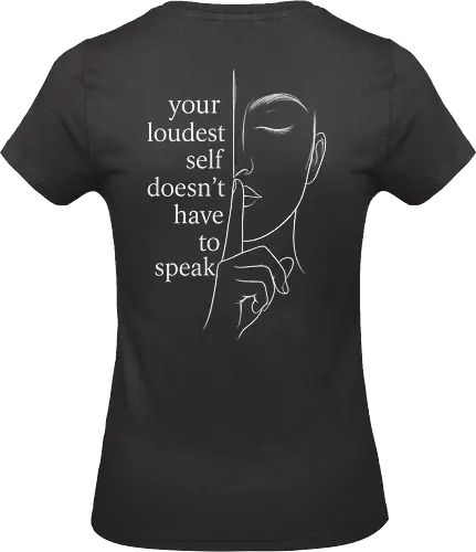 Your Loudest Self Back - Simlow, Twitch, Streamer, Katze, Chaos, Liebe, Herz - Standard T-Shirt (Frauen)