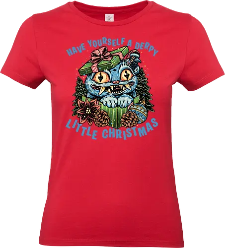 Derpy Christmas - Movie, hunter, demons, tiger, animal, cute, animation, animated, Christmas, Holidays - Standard T-Shirt (Frauen)