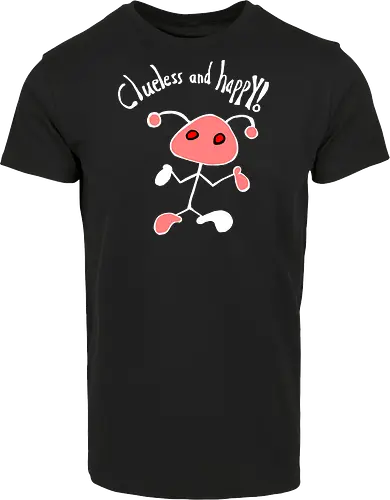 Clueless and happy! Weiß.