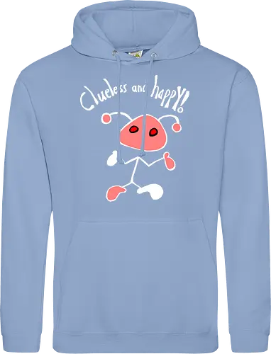 Clueless and happy! Weiß.