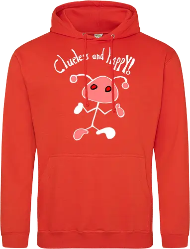 Clueless and happy! Weiß.