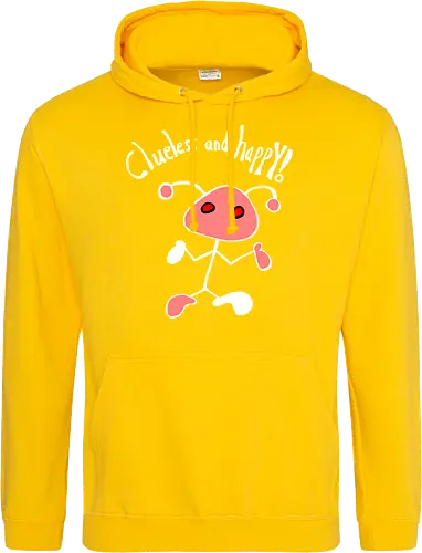 Clueless and happy! Weiß.