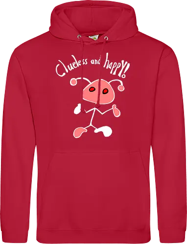 Clueless and happy! Weiß.