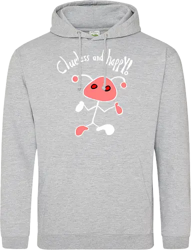 Clueless and happy! Weiß.