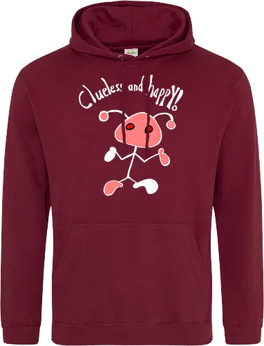 Clueless and happy! Weiß.
