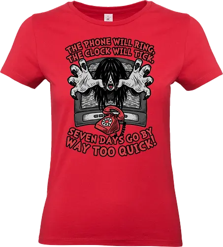 Horror Movie Girl Poem - Classic Horror, Classic, Horror, Horror Movies, Horror Movie, Retro, Retro Vintage, Vintage, Poems, Poem, Book, Japanese, Spooky Season, Spooky, Spooky Art, Scary, Ghost, Girl, Tv, Television, Phone - Standard T-Shirt (Frauen)