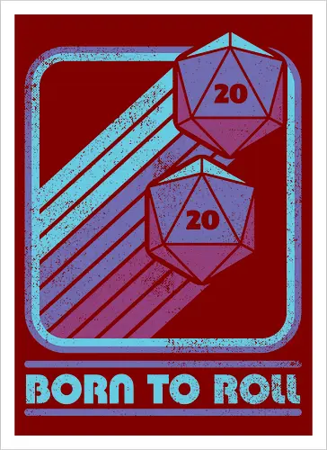 RPG Vintage Born to Roll