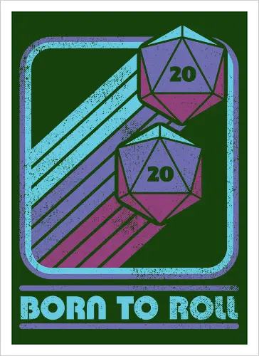 RPG Vintage Born to Roll