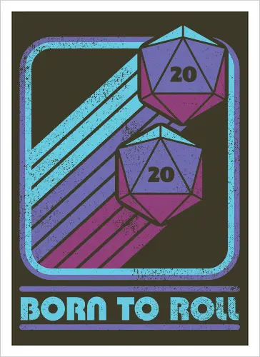 RPG Vintage Born to Roll