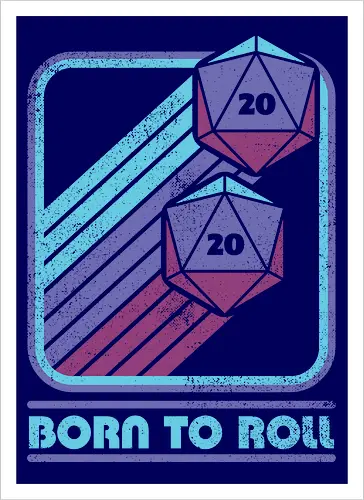 RPG Vintage Born to Roll