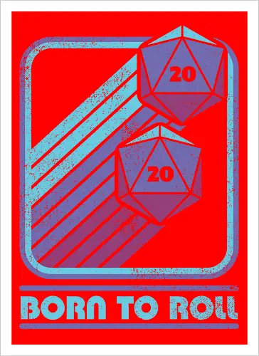 RPG Vintage Born to Roll