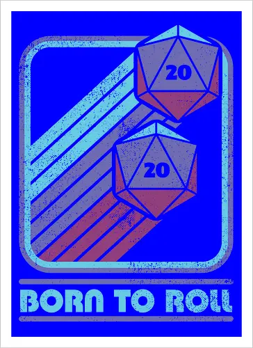 RPG Vintage Born to Roll