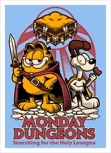 Monday Dungeons Lasagna