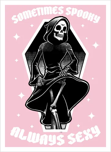 Spooky Reaper Skull
