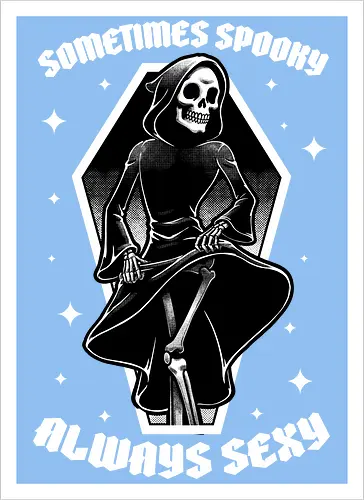 Spooky Reaper Skull
