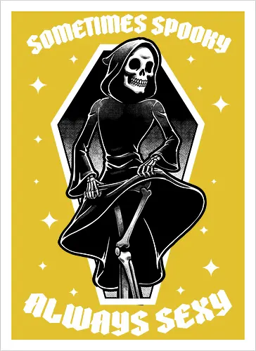 Spooky Reaper Skull