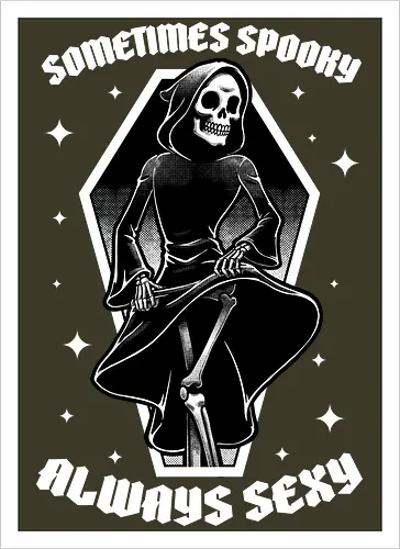Spooky Reaper Skull